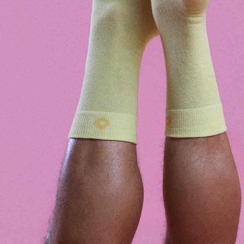 Lemon Sorbet Men's Socks - MLKMEN