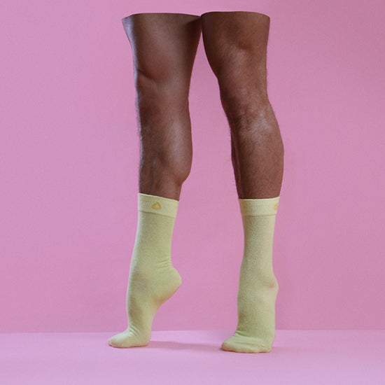 Lemon Sorbet Men's Socks - MLKMEN